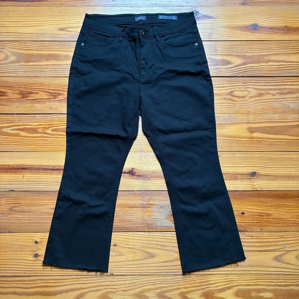 J. Jill Kick Flare Black Ankle Jeans, EUC, 8P